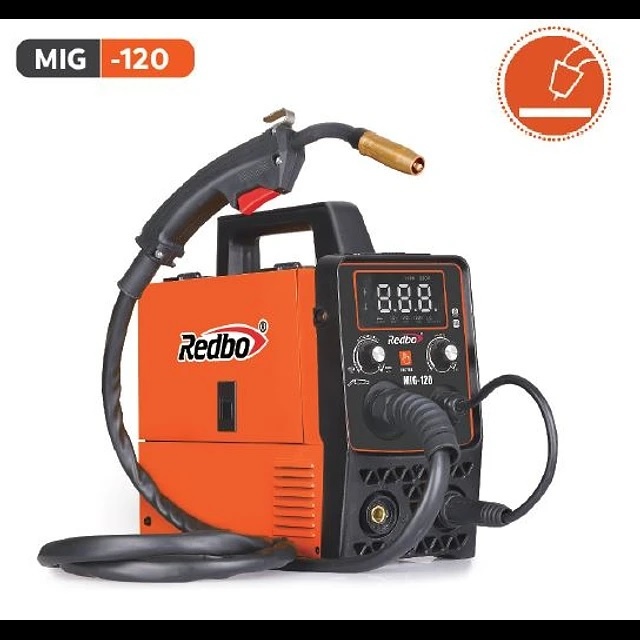 SOLDADORA MIG 120 IGBT DIGITAL REDBO 3 EN 1