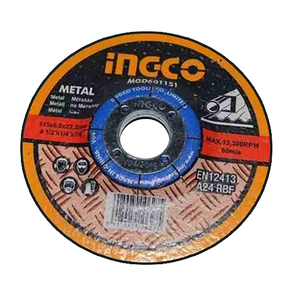 DISCO DESBASTE 1 PIEZA 115MM/4 1/2″ MGD601151 INGCO