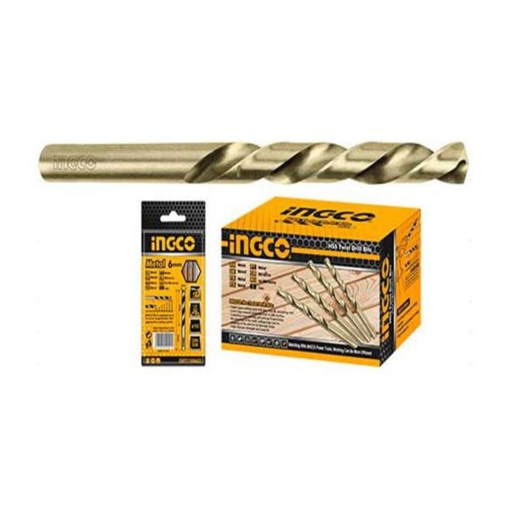 PACK 5 BROCAS HSS 13X151MM DBT1101303 INGCO