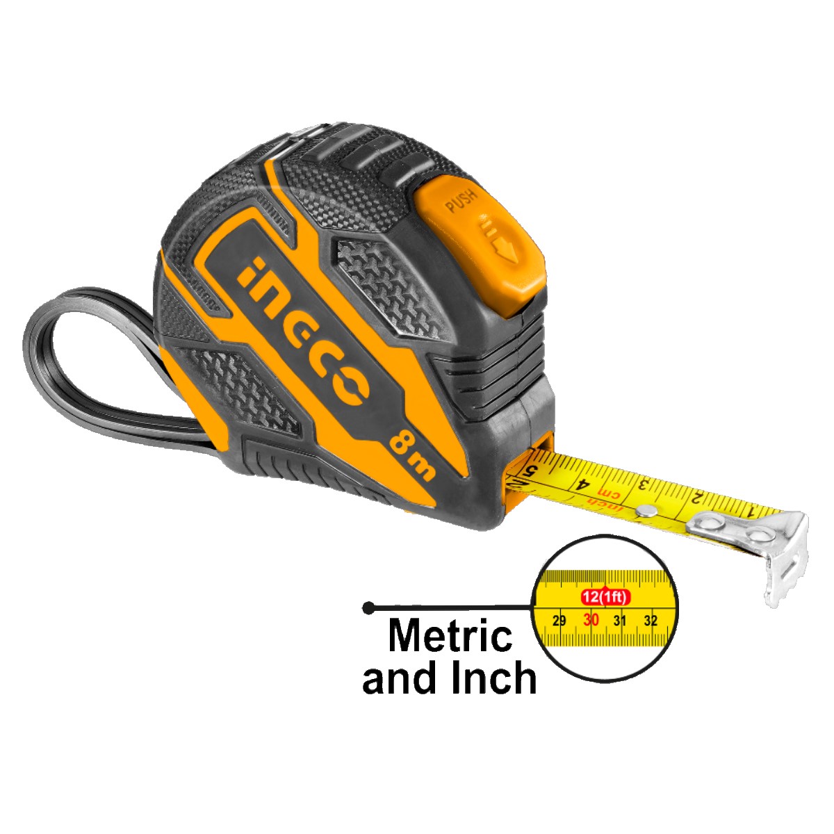 HUINCHA METRICA 25MMX8M HSMT08825 INGCO