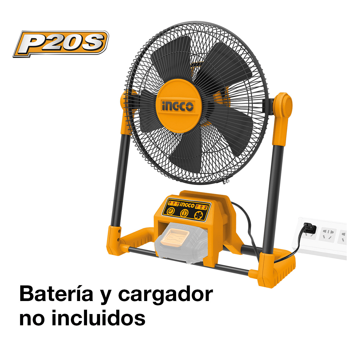 VENTILADOR INALAMBRICO 20V/12″ CFALI2001 INGCO