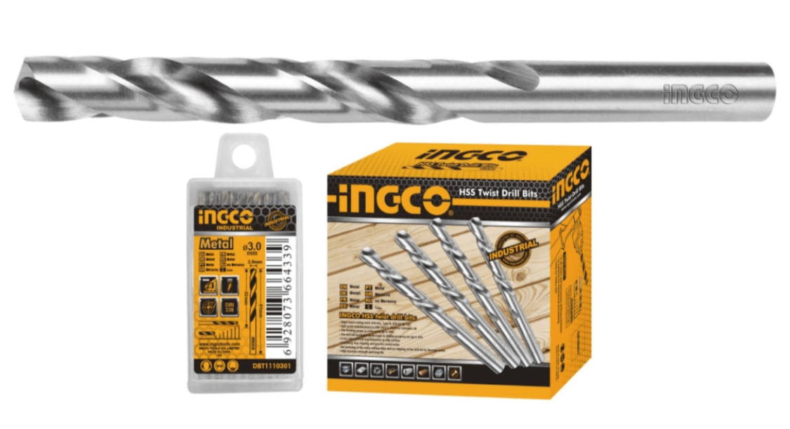 PACK 20 BROCAS HSS M2 INDUSTRIAL 3X61MM DBT1110301 INGCO