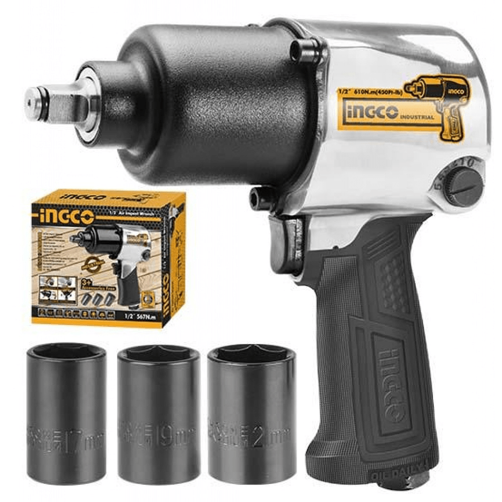 PISTOLA DE IMPACTO INDUSTRIAL NEUMATICA 1/2″ AIW12562 INGCO