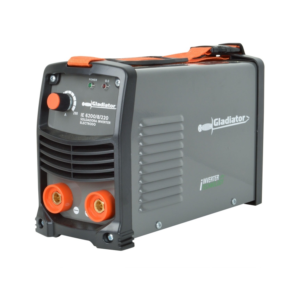 KIT SOLDADORA 200AMP+ESMERIL 4,5′; + DISCOS IE 6200 GLADIATOR