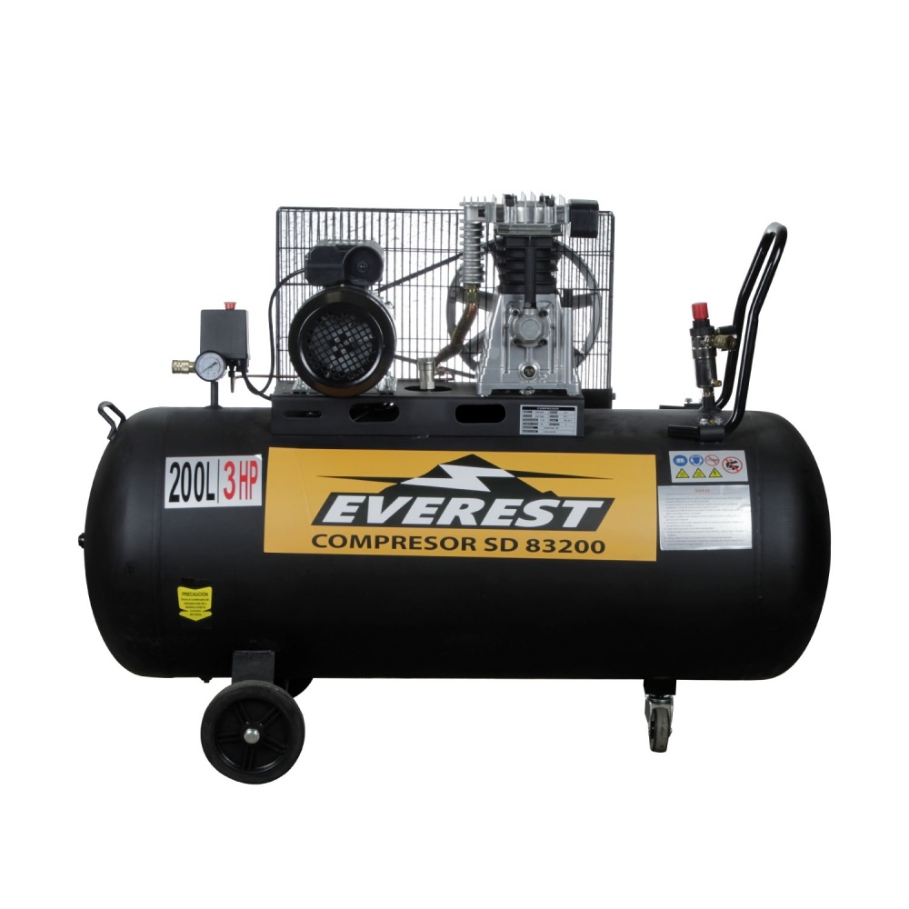 COMPRESOR 3,0 hp 200 litros SD83200 EVEREST