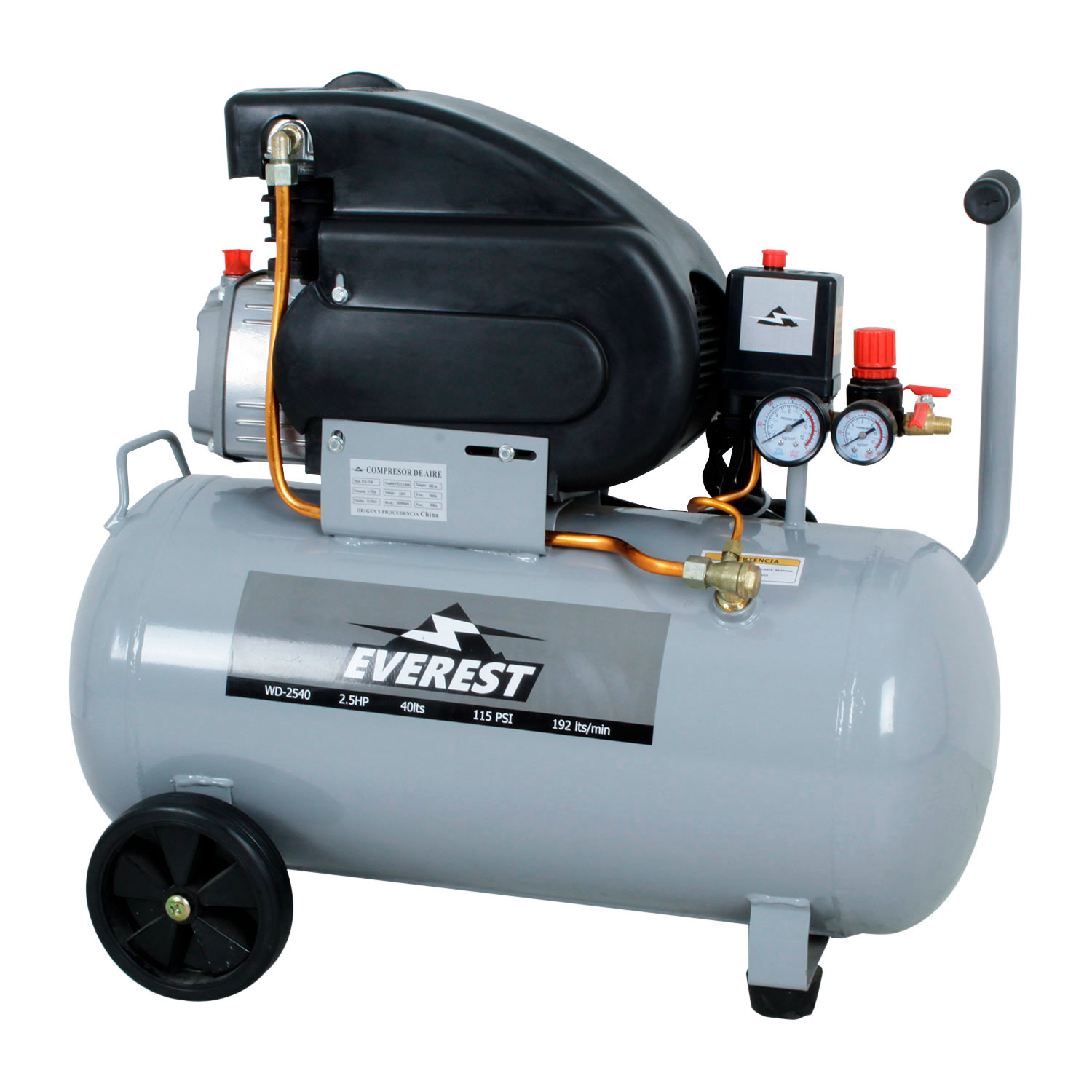 MOTOCOMPRESOR 40 litros 2HP WD-2540 EVEREST MI-EVE-054067