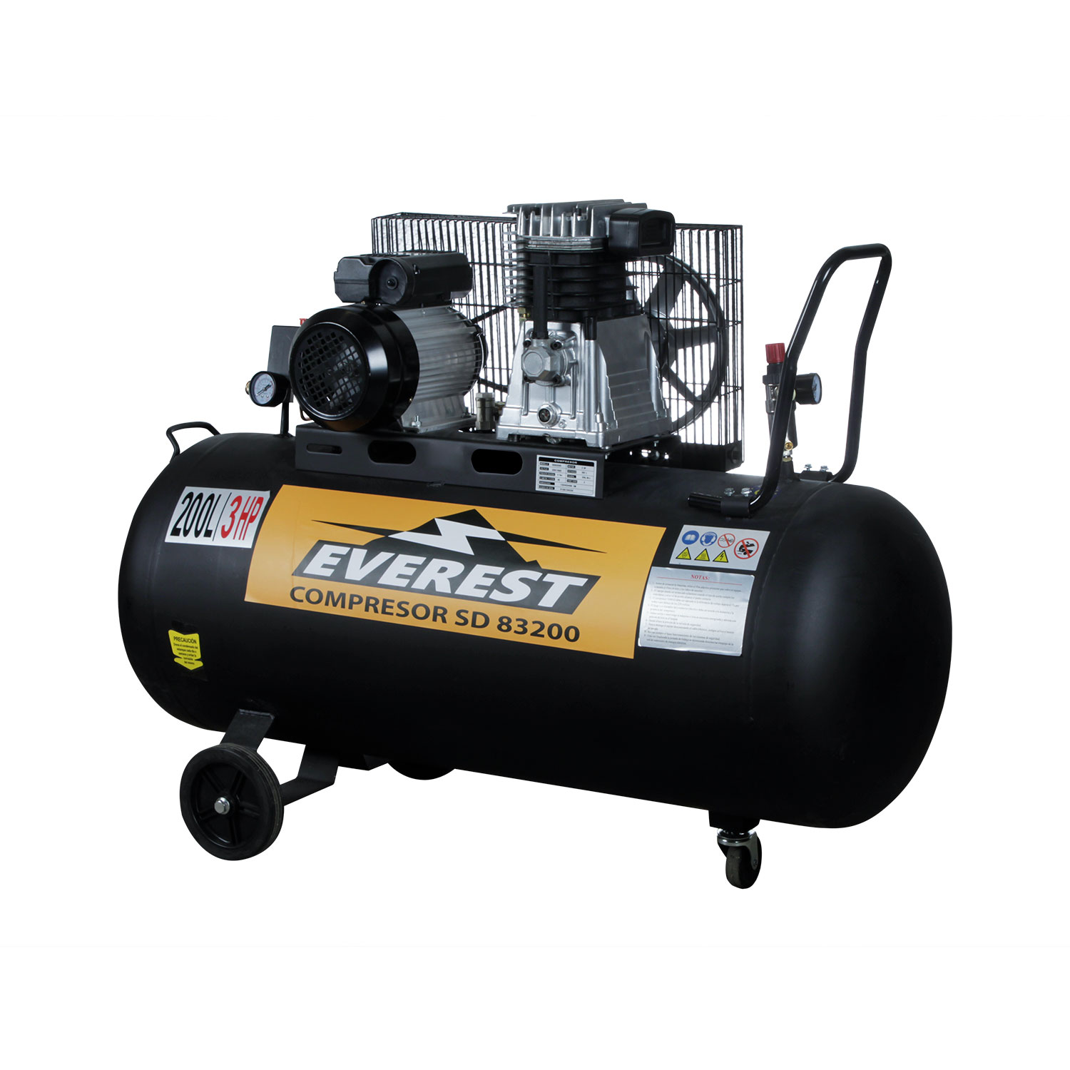 COMPRESOR 3,0 hp 200 litros SD83200 EVEREST