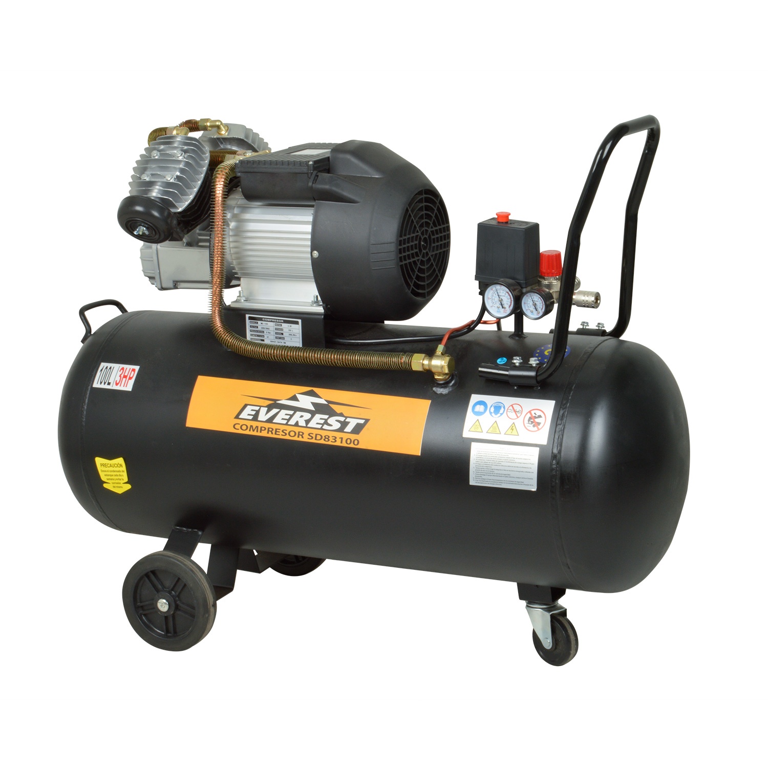 MOTOCOMPRESOR 100 litros 3HP ZV0,25/8 EVEREST MI-EVE-055108