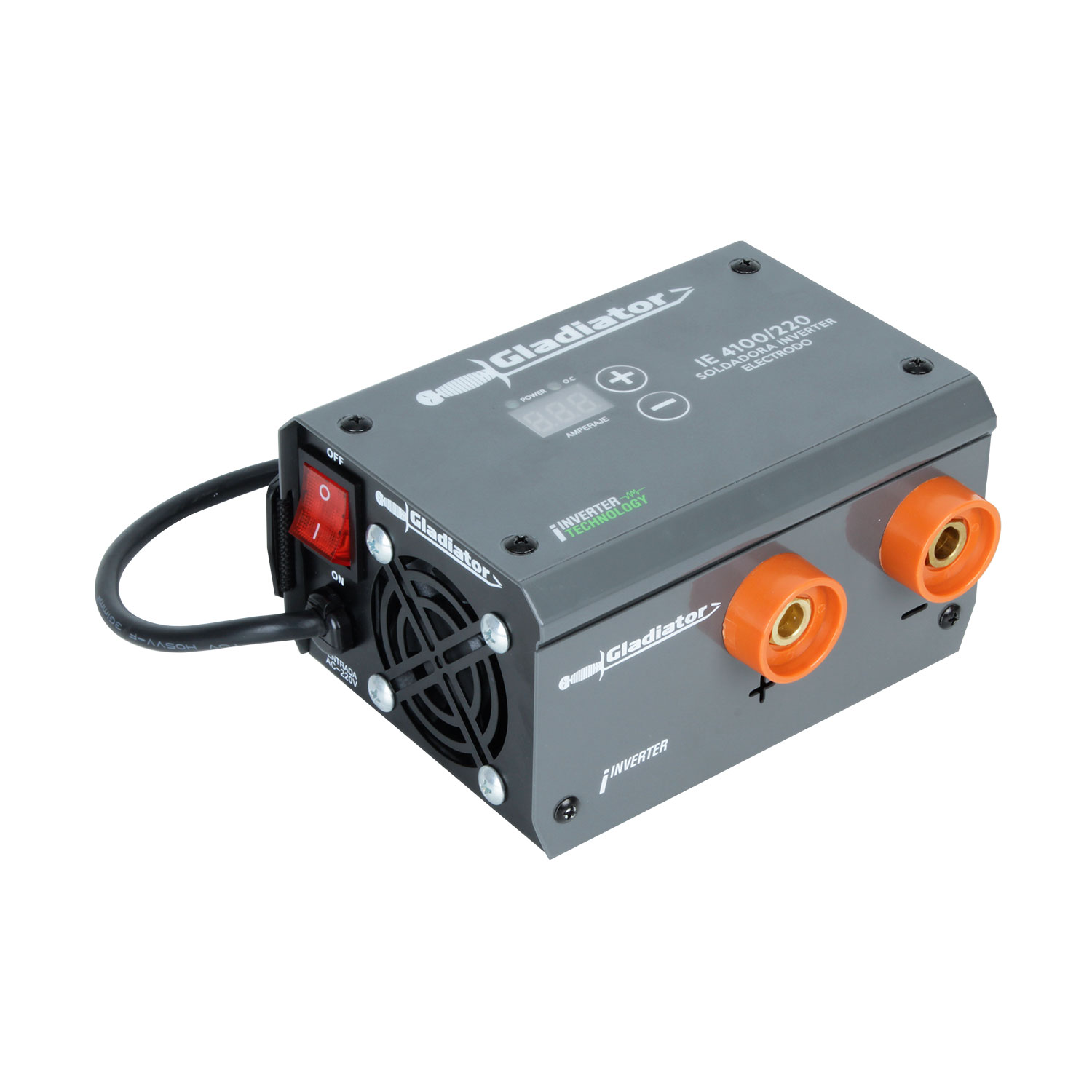 SOLDADORA INV ARCO MANUAL 100 amp IE 4100/220 GLADIATOR