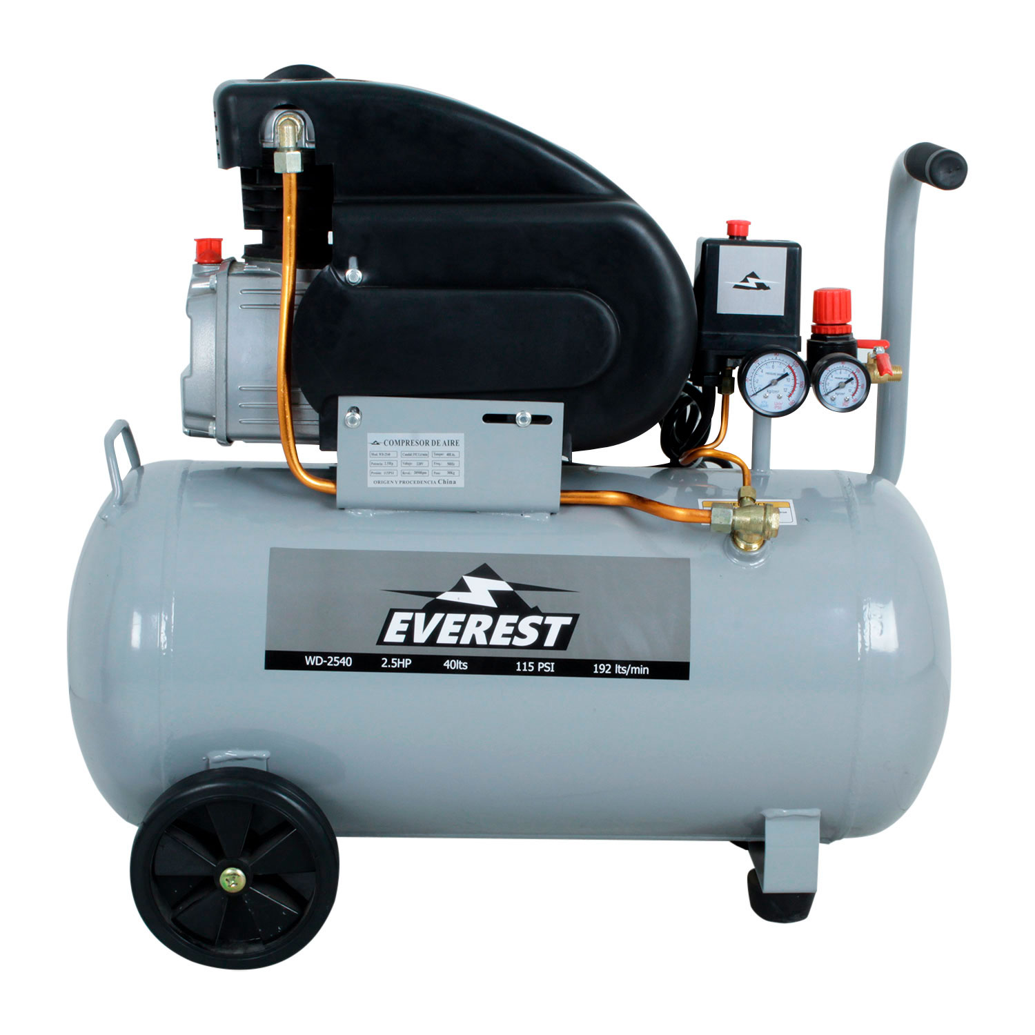 MOTOCOMPRESOR 40 litros 2HP WD-2540 EVEREST MI-EVE-054067