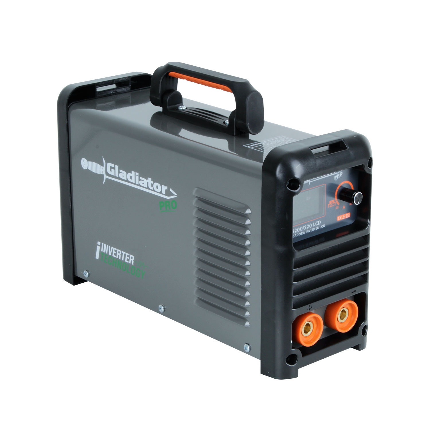 SOLDADORA INV ARCO MANUAL 200 AMP IE 9200/200 LCD GLADIATOR