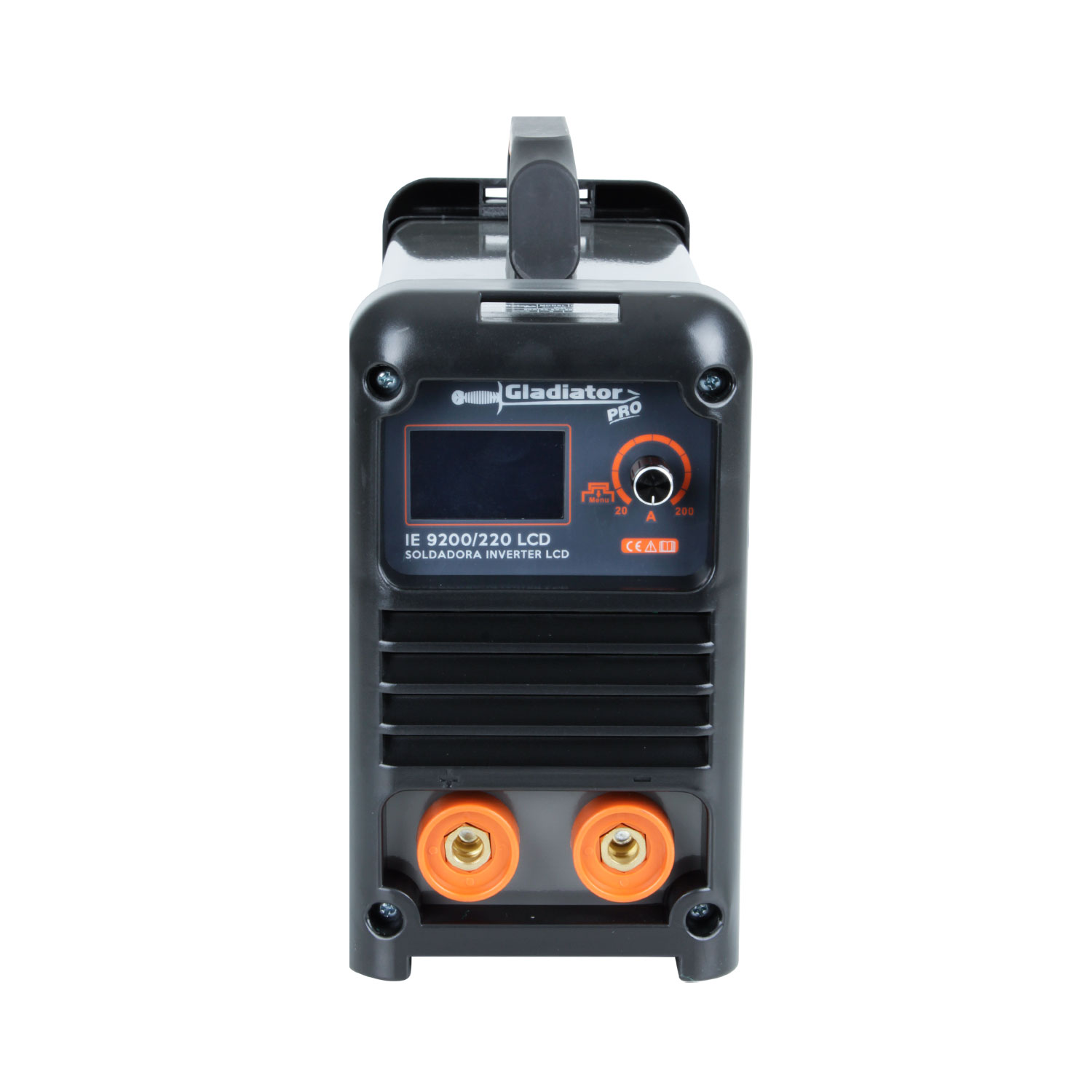 SOLDADORA INV ARCO MANUAL 200 AMP IE 9200/200 LCD GLADIATOR