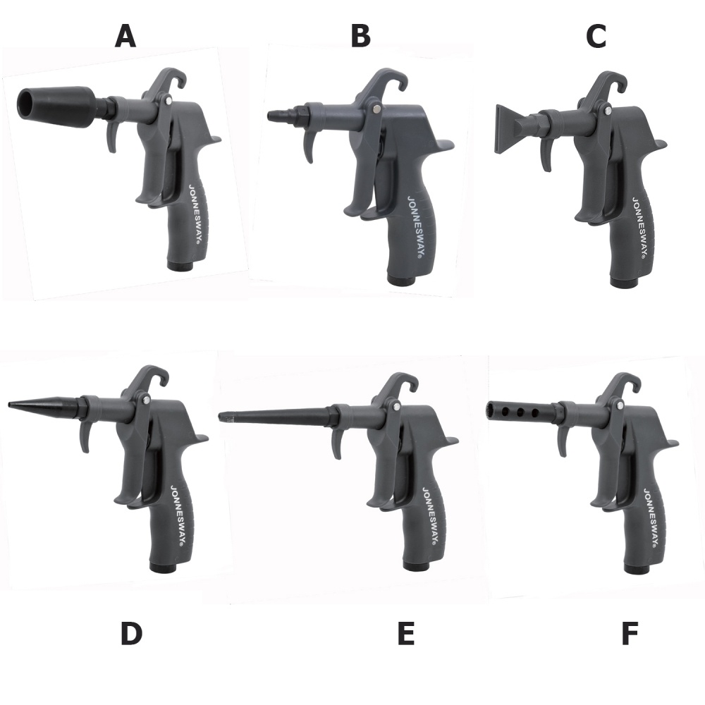 PISTOLA SOPLETEAR CON 6 Boquillas JAT-6905S JONNESWAY